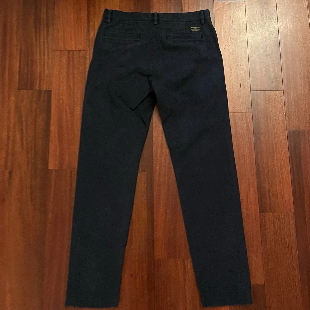 Banana Republic Pants Men 32x34 Navy Blue Chino Workwear Gorpcore Slim READ *